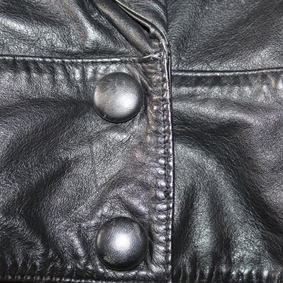 Avanti Jackets & Coats Vintage 98s Avanti Blackbrown Leather Jacket